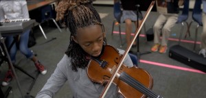 Girl on Violin